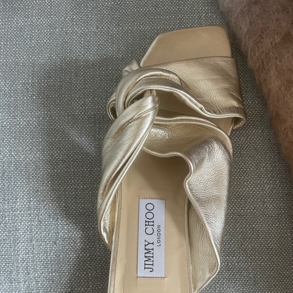 Jimmy Choo gold sandals - Picture 4 of 5